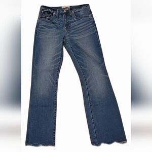 Madewell Bootcut Cali Demi Frayed Jeans